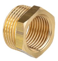 Reduzierstück Messing 3/4"x1/2"