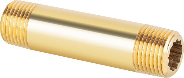 Doppelnippel-Messing 1/2"x 80