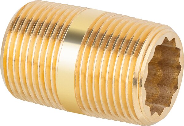 Doppelnippel-Messing DN20 (3/4")x 40