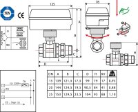 2/2 Wege Elektro-Kugelventil Typ EMV 110...801-3 Compact...