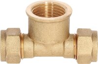 Klemmringverschraubung Ms. T-Stück 16x...