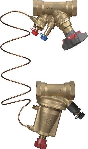 Strangregulierset IMI TA STAP/STAD 10-60 kPa, STAP DN 15 (1/2"), STAD DN 10 (3/8"), IG