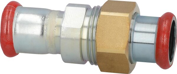 C-Stahl Pressfitting M-Kontur Durchgversch. mit Innengewinde flachdichtend 42-1 3/4"