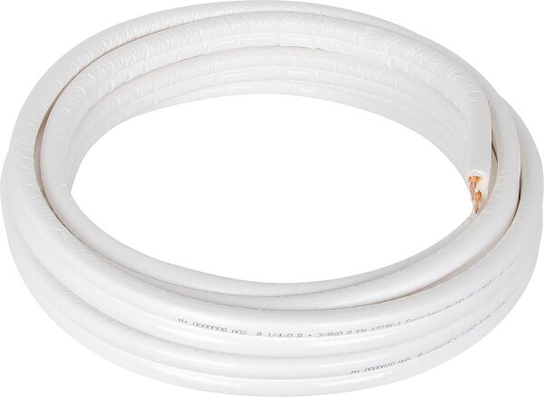 Kältemittelleitung-Doppelrohr Kupfer 1/4,1/2", L=20 m