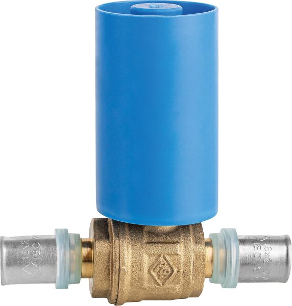 Pressfitting EVENES für MSVR Unterputzkugelhahn ohne Griff 20x2 - 20x2mm, TH-Kontur