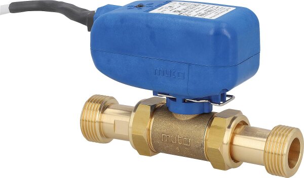 Elektrokugelhahn MUT TMO 2-Wege, SPST Ansteuerung 230 V, DN 25(1") AG