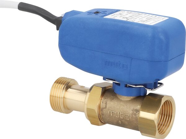 Elektrokugelhahn MUT TMO 2-Wege, SPST Ansteuerung 230 V, DN 25(1") AGxIG