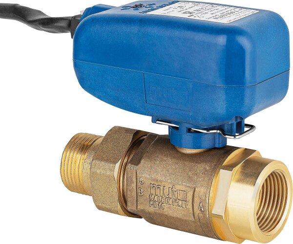 Elektrokugelhahn MUT TMO XL 2-Wege, SPST Ansteuerung 230 V, DN 25(1") AG x IG