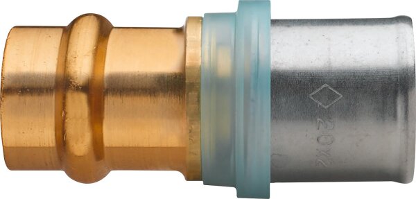 Übergangsmuffe EVENES Mehrschichtsverbundrohr /Stahl-Kupfer 20x2 - 22mm