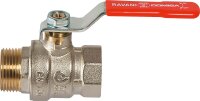 Messing Kugelhahn DN15 (1/2") IG/AG mit...