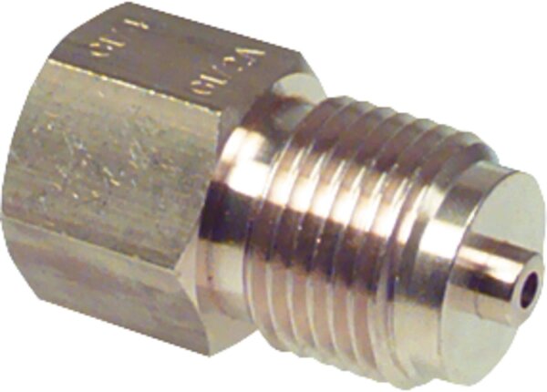 Manometerzubehör Reduzier-und Übergangsstück Muffe 1/8" x Zapfen 1/4"