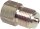 Manometerzubehör Reduzier-und Übergangsstück Muffe 1/2" x Zapfen 3/8"