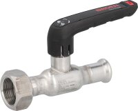 Edelstahl Press-Kugelhahn Ø35 x DN 40 (1...