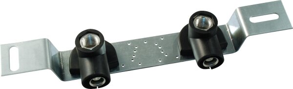 MULTITUBO Montageschienen-Set gebogen Ø16mm-DN15 (1/2") IG  150mm, inkl. Schallschutz
