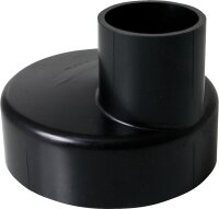 Übergangsstück exzentrisch PEHD D=125/75 DN=125/70