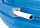 Uponor Uni Pipe PLUS weiß vorgedämmt DHS9, Ø16mm x 2,0mm, blau, Länge 75m