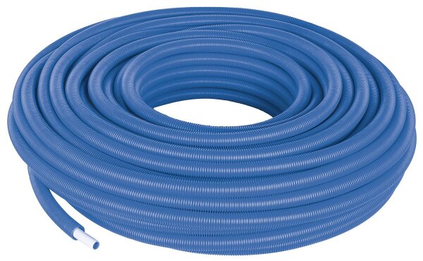 Uponor Uni Pipe PLUS weiß im Schutzrohr Ø20mm x 2,25mm - 28/23, blau, Länge 75m