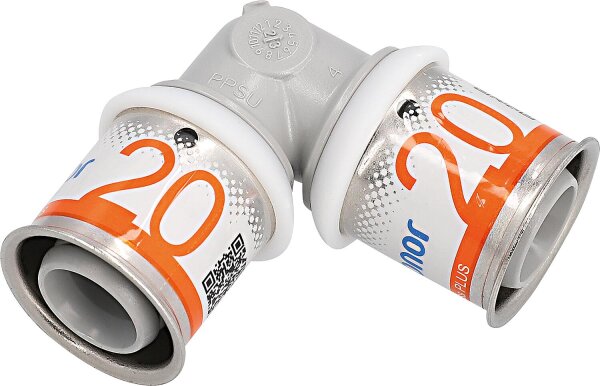Uponor S-Press PLUS Winkel 90° PPSU Ø25mm-Ø25mm