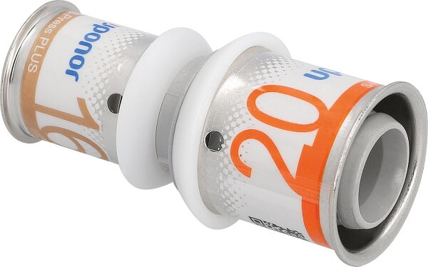 Uponor S-Press PLUS Kupplung reduziert PPSU Ø20mm-Ø16mm