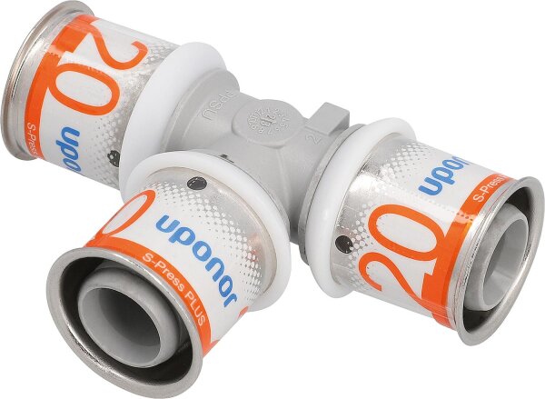 Uponor S-Press PLUS T-Stück PPSU Ø32mm-Ø32mm-Ø32mm