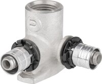 Uponor S-Press Doppel-Wandscheibe 90° lang...