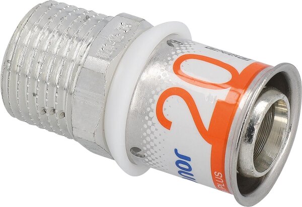 Uponor S-Press PLUS Übergangsnippel Ø20mm-DN25 (1") AG