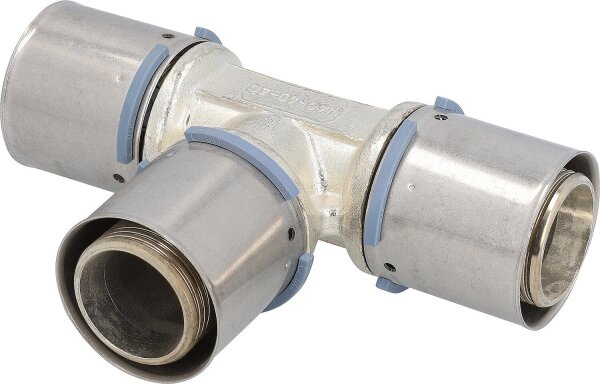 Uponor S-Press T-Stück Ø40mm-Ø40mm-Ø40mm