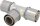Uponor S-Press T-Stück Ø40mm-Ø40mm-Ø40mm