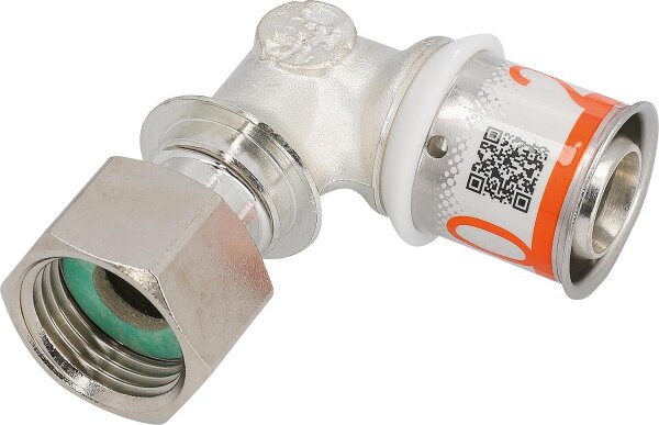Uponor S-Press PLUS Winkelverschraubung Ø20mm-DN20 (3/4") IG