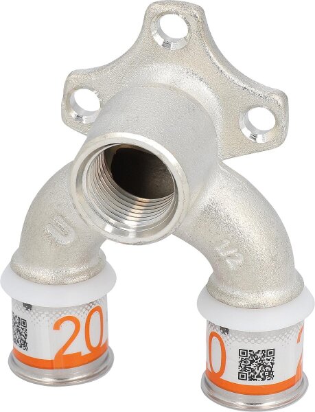 Uponor S-Press PLUS U-Wandscheibe Ø20mm-DN15 (1/2")-Ø25mm IG