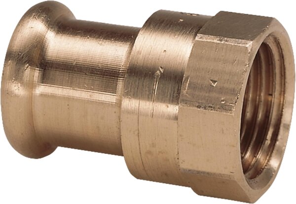 Rotguss Pressfitting M-Kontur Übergangsstück i/i 12x3/8" Typ 6270g