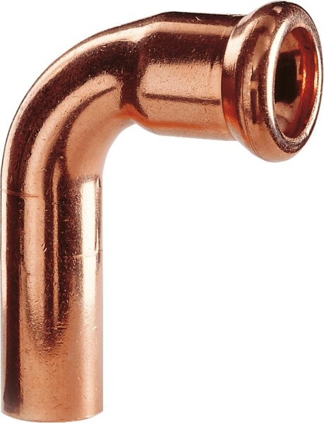 Kupfer Pressfitting M-Kontur Bogen 90° i/a, Ø 22 mm, Typ 7001A