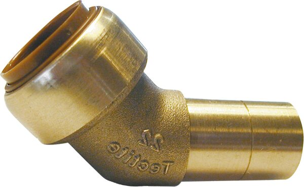 Steckfitting Bogen 45° i/a  28 mm Typ T040