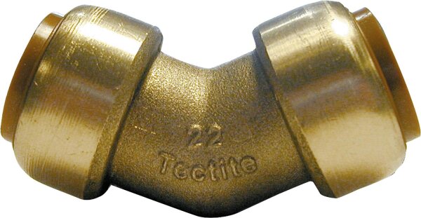 Steckfitting Bogen 45° i/i  18 mm Typ T041