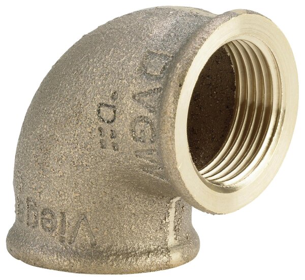 Rotguß-Gewindefitting Winkel 90° Typ 3090 1 1/4"ixi