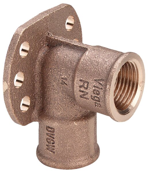 Rotguss-Gewindefitting Deckenwinkel Typ 3471  1/2"