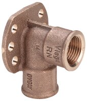 Rotguss-Gewindefitting Deckenwinkel Typ 3471  1/2"