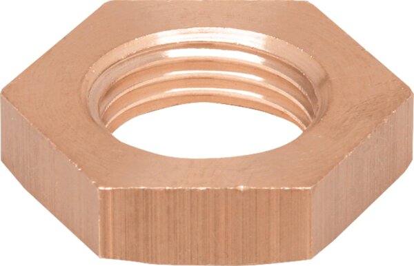 Rotguss-Gewindefitting Gegenmutter Typ 3310, 1/4"