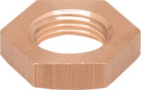 Rotguss-Gewindefitting Gegenmutter Typ 3310, 1/4"