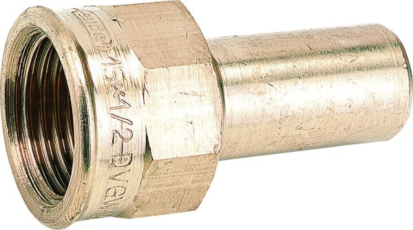 Rotguß Pressfitting Einsteckmuffe mit IG P 4281 G  28x3/4