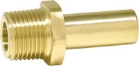 Einschraub-Stutzen Messing 28 mm x G DN25 (1"), (A/AG)