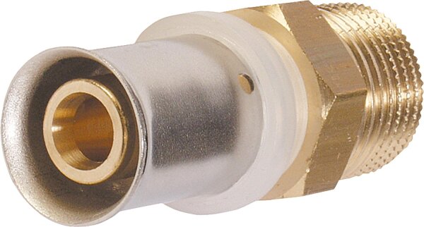 Pressfitting für MSVR TH-Kontur Übergang mit AG 14x2mm - 1/2