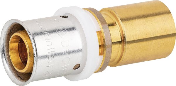 Übergangsfitting für MSVR TH-Kontur auf Stahl/Kupfer 20x22 mm