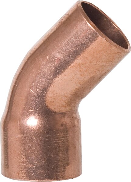Kupfer-Lötfitting Bogen 45° i/a 5040  14 mm