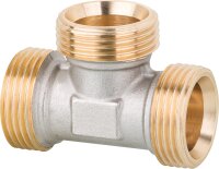 Kupplungs T-Stück 3/4" Eurokonus vernickelt...
