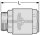 Rückschlagventil aus Messing mit AG 1/2" X IG 1/2" Typ 7 Durchfluss AG zu IG