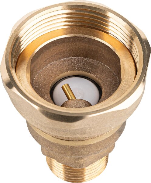 Schwerkraftbremse aufstellbar mit Überwurfmutter 11/2" Außengewinde R 3/4" Typ 192