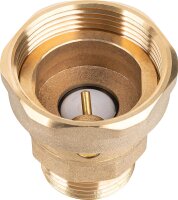 Rückschlagventil auf Schwerkraft- bremse mit...