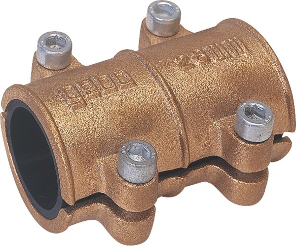 Dichtschelle aus Messing 15mm für Wasser PN 10 bis 90°C nach DIN 1786
