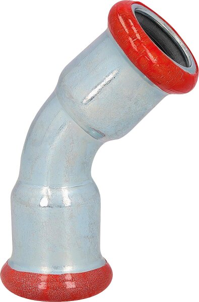 C-Stahl Pressfitting M-Kontur Bogen 45° (i/i) 15 mm